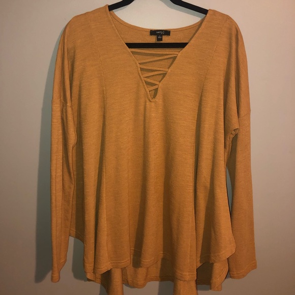 Very J Sweaters - Mustard color sweater